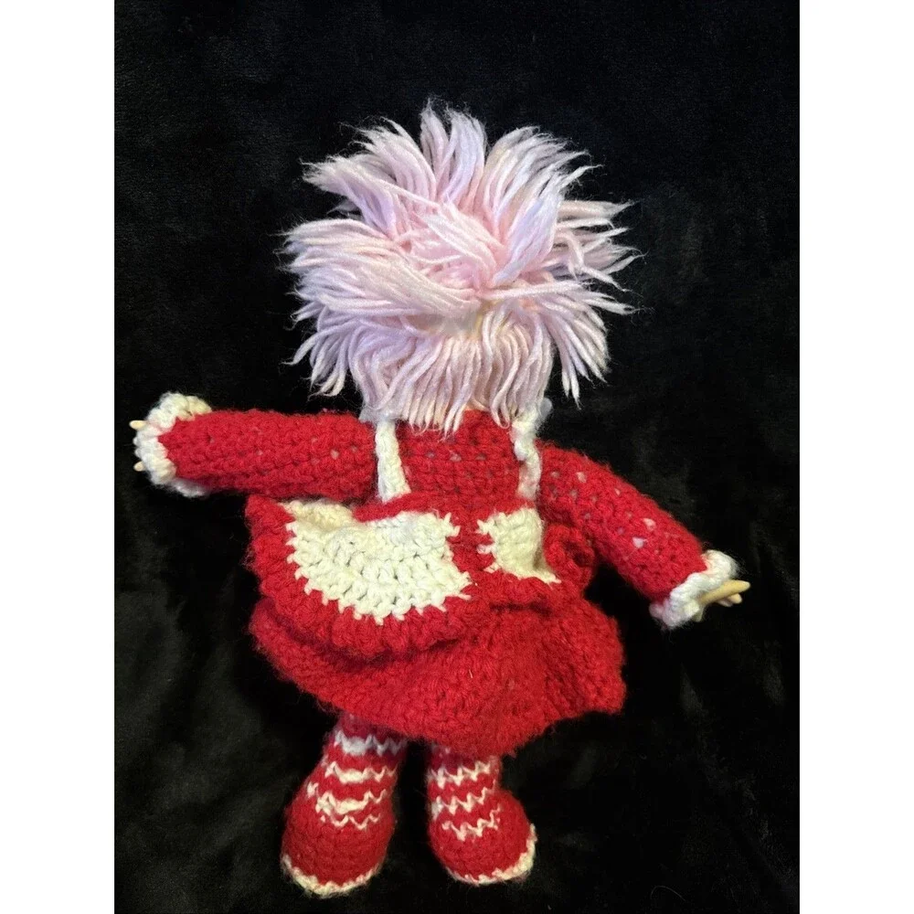 Vintage 80s Crochet Strawberry Shortcake Doll